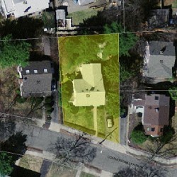 59 Commonwealth Park, Newton, MA 02459 aerial view