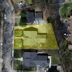 12 Coyne Rd, Newton, MA 02468 aerial view