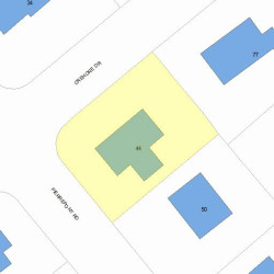 44 Pierrepont Rd, Newton, MA 02462 plot plan