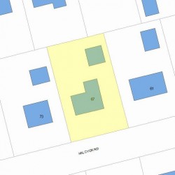 67 Halcyon Rd, Newton, MA 02459 plot plan
