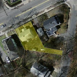 718 Watertown St, Newton, MA 02460 aerial view