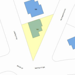 190 Langley Rd, Newton, MA 02459 plot plan