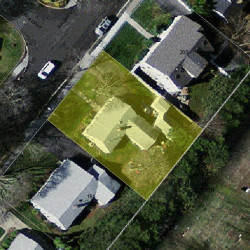 197 Spiers Rd, Newton, MA 02459 aerial view