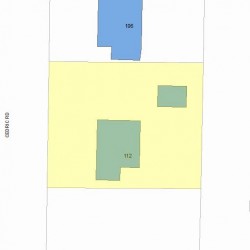 112 Cedric Rd, Newton, MA 02459 plot plan