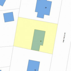 18 Pine Crest Rd, Newton, MA 02459 plot plan