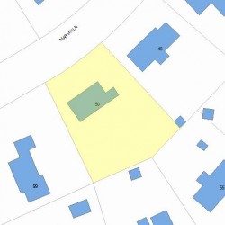 50 Marvin Ln, Newton, MA 02459 plot plan