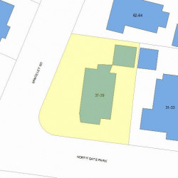 37 Gate Park, Newton, MA 02465 plot plan