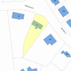 10 Nahanton St, Newton, MA 02459 plot plan