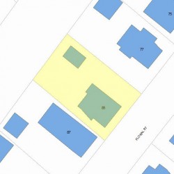 85 Floral St, Newton, MA 02461 plot plan