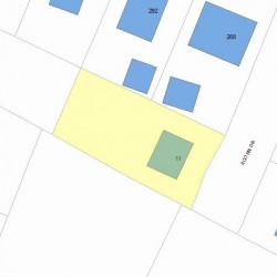 11 Acorn Dr, Newton, MA 02466 plot plan