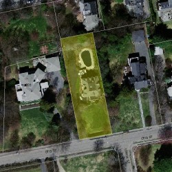 291 Otis St, Newton, MA 02465 aerial view