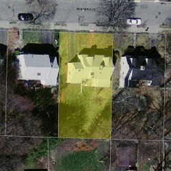 88 Parker Ave, Newton, MA 02461 aerial view