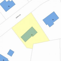 53 Bonad Rd, Newton, MA 02465 plot plan