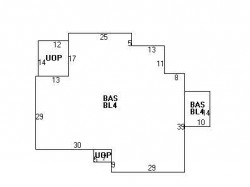 96 Cynthia Rd, Newton, MA 02459 floor plan
