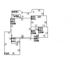 393 Brookline St, Newton, MA 02459 floor plan