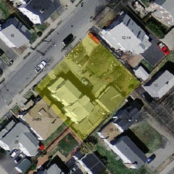 20 Clinton St, Newton, MA 02458 aerial view