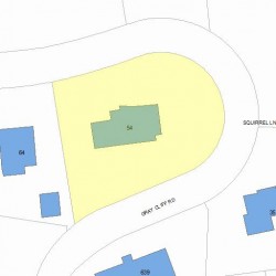 54 Gray Cliff Rd, Newton, MA 02459 plot plan