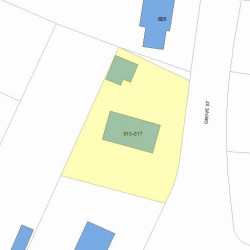 615 Grove St, Newton, MA 02462 plot plan