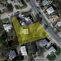 111 Waltham St, Newton, MA 02465 aerial view