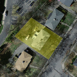 41 Beaconwood Rd, Newton, MA 02461 aerial view