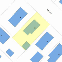 30 Broadway Ter, Newton, MA 02460 plot plan