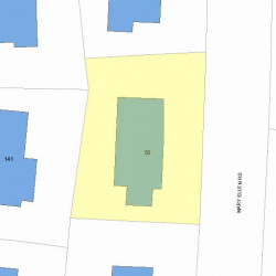 50 Mary Ellen Rd, Newton, MA 02468 plot plan