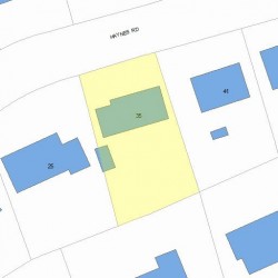 35 Haynes Rd, Newton, MA 02459 plot plan