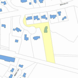 22 Beacon Heights Dr, Newton, MA 02459 plot plan
