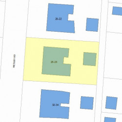 26 Wessex Rd, Newton, MA 02459 plot plan