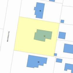 52 Brookside Ave, Newton, MA 02460 plot plan