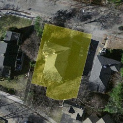 130 Cabot St, Newton, MA 02458 aerial view