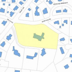 98 Montvale Rd, Newton, MA 02459 plot plan