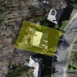 17 Sunset Rd, Newton, MA 02458 aerial view