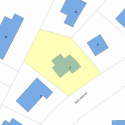 15 Coolidge Rd, Newton, MA 02459 plot plan