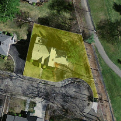 48 Philmore Rd, Newton, MA 02458 aerial view