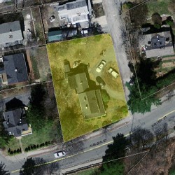 483 Auburn St, Newton, MA 02466 aerial view