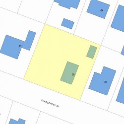 89 Charlemont St, Newton, MA 02461 plot plan