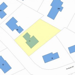 51 Fairlee Rd, Newton, MA 02468 plot plan