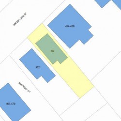 460 Watertown St, Newton, MA 02460 plot plan