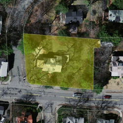 1029 Beacon St, Newton, MA 02459 aerial view