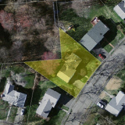 28 Brandeis Rd, Newton, MA 02459 aerial view
