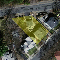 111 Mount Vernon St, Newton, MA 02465 aerial view