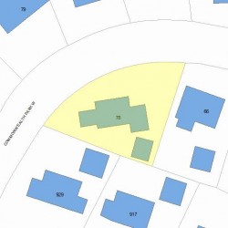 78 Commonwealth Park, Newton, MA 02459 plot plan