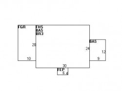 12 Sylvester Rd, Newton, MA 02465 floor plan