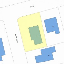 4 Blithedale St, Newton, MA 02460 plot plan