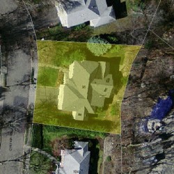 96 Cynthia Rd, Newton, MA 02459 aerial view