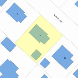 34 Randlett Park, Newton, MA 02465 plot plan