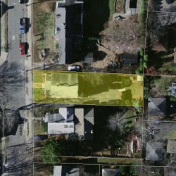 36 Sumner St, Newton, MA 02459 aerial view