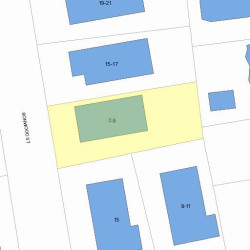 9 Bonwood St, Newton, MA 02460 plot plan