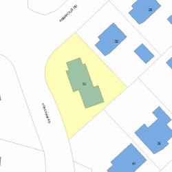 50 Fordham Rd, Newton, MA 02465 plot plan